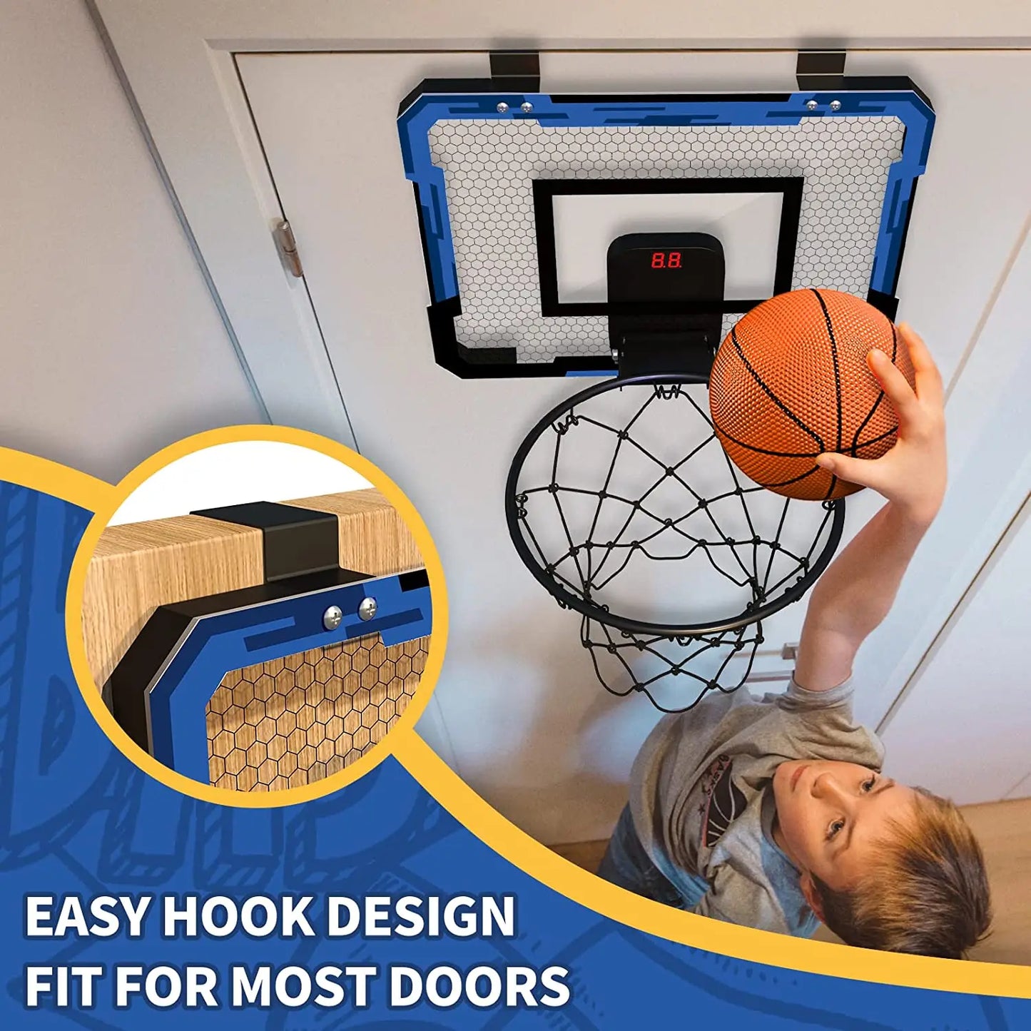 SlamPoint™  - PRO Mini Basketball Hoop