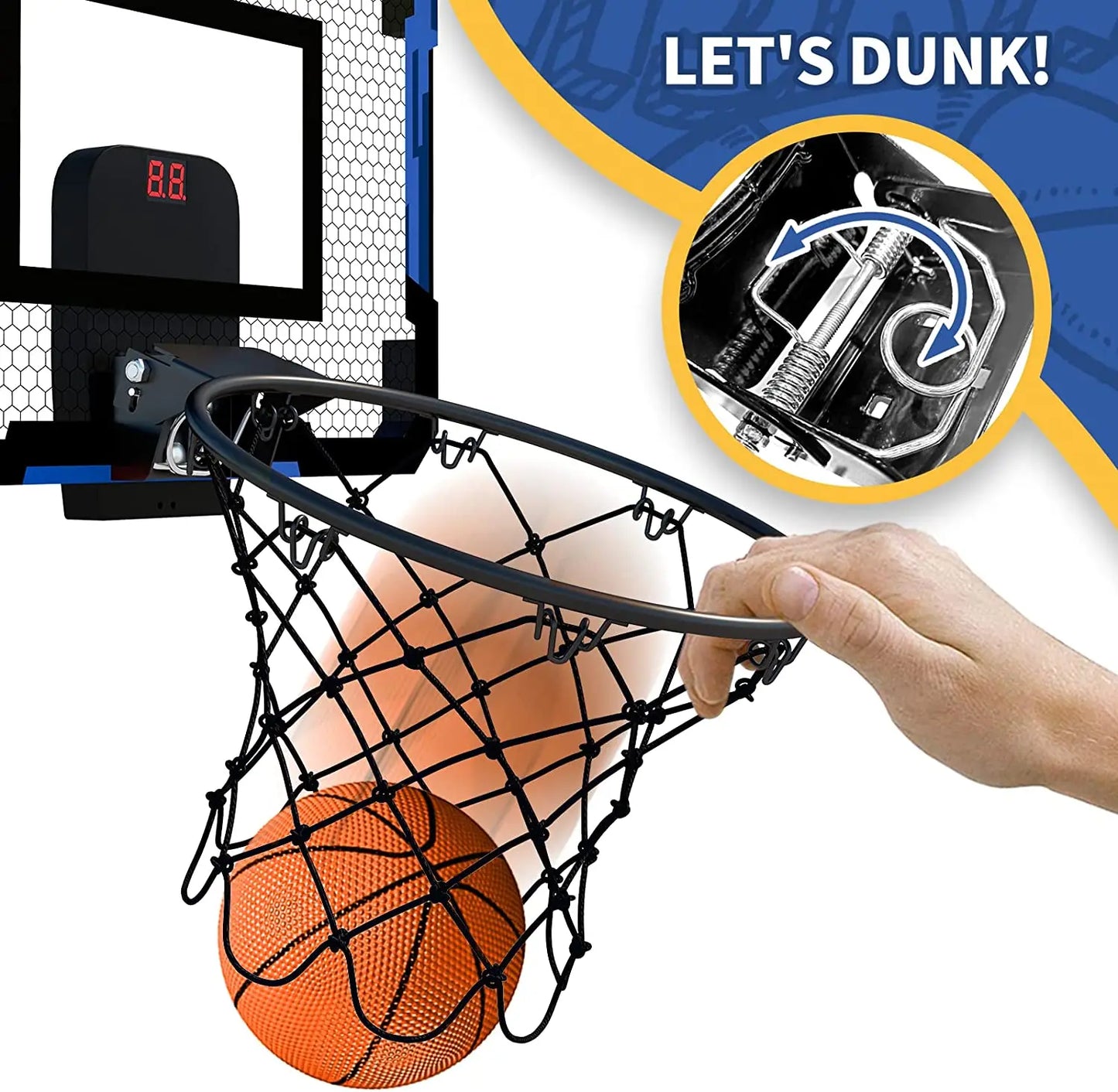 SlamPoint™  - PRO Mini Basketball Hoop